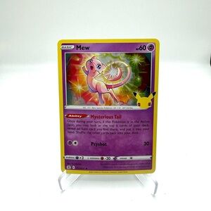 Pokemon Mew 011/025 Celebrations Holo Rare